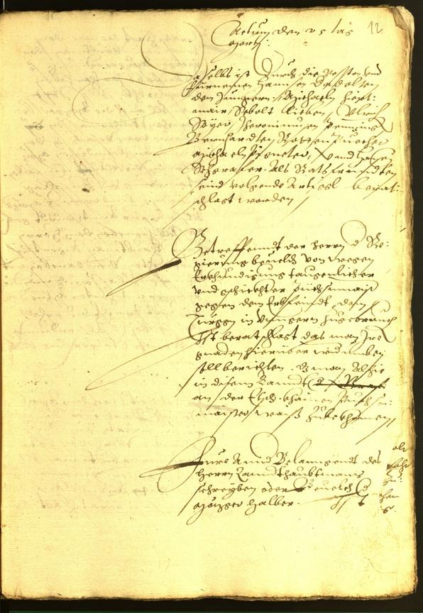 Civic Archives of Bozen-Bolzano - BOhisto Minutes of the council 1566 