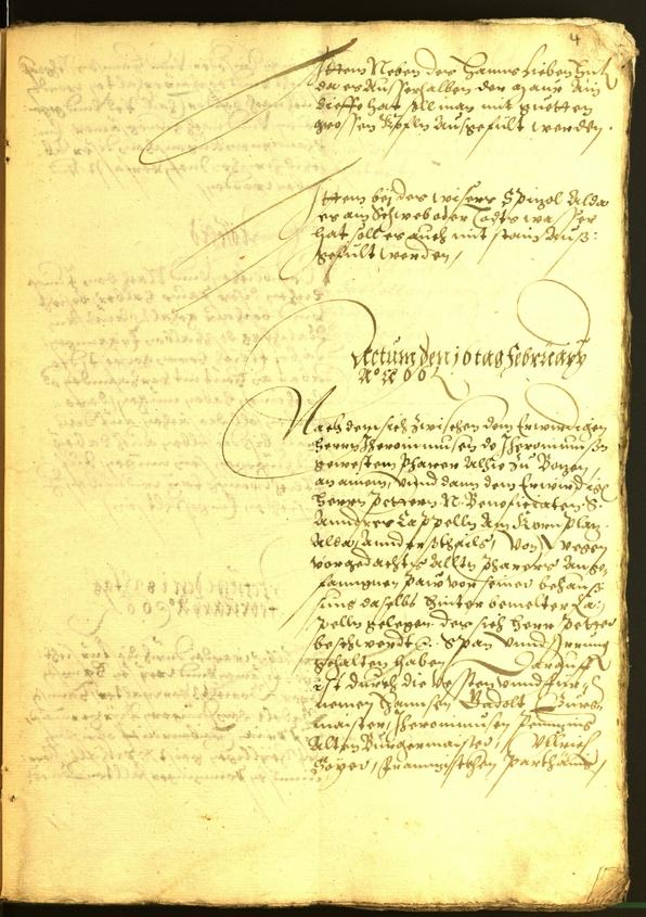 Stadtarchiv Bozen - BOhisto Ratsprotokoll 1566 