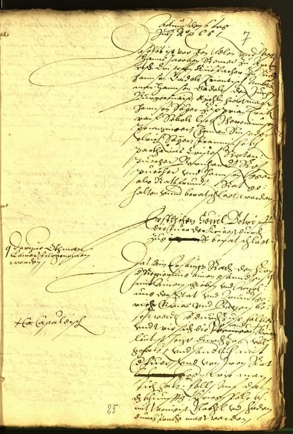 Stadtarchiv Bozen - BOhisto Ratsprotokoll 1566 
