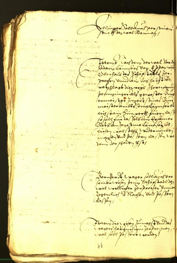 Stadtarchiv Bozen - BOhisto Ratsprotokoll 1566 