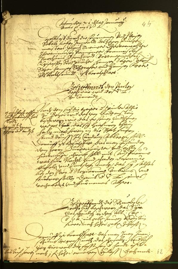 Civic Archives of Bozen-Bolzano - BOhisto Minutes of the council 1566 