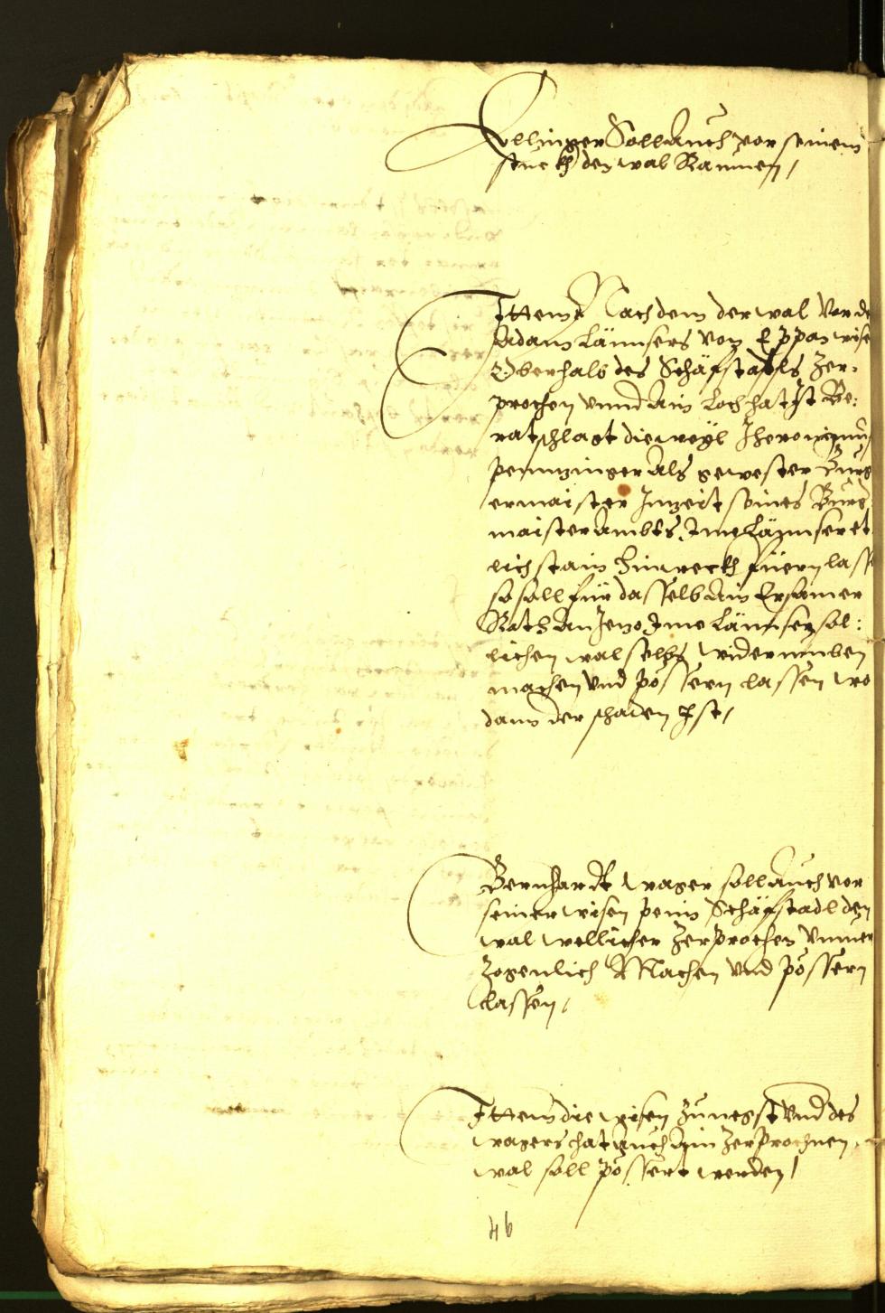 Archivio Storico della Città di Bolzano - BOhisto protocollo consiliare 1566 