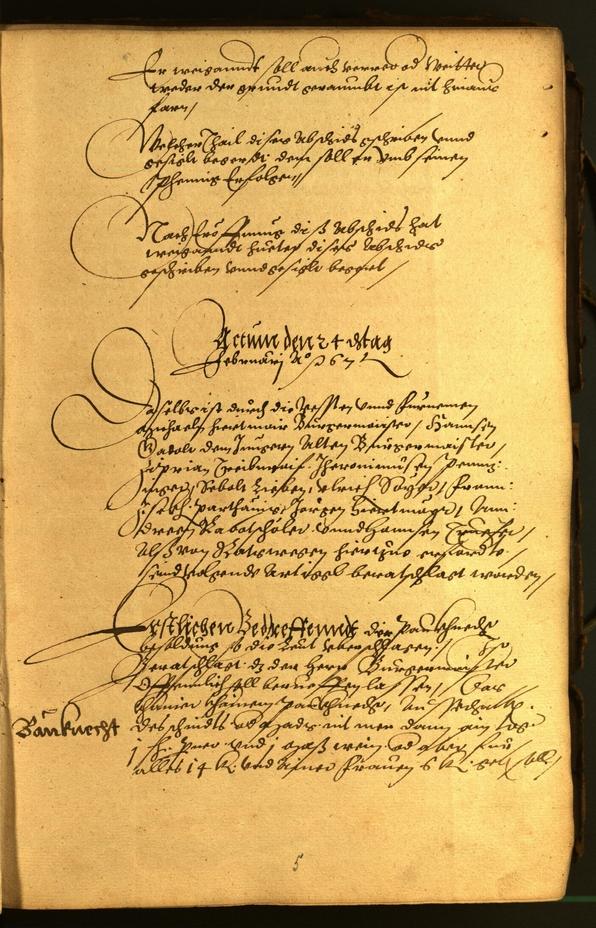 Stadtarchiv Bozen - BOhisto Ratsprotokoll 1567 