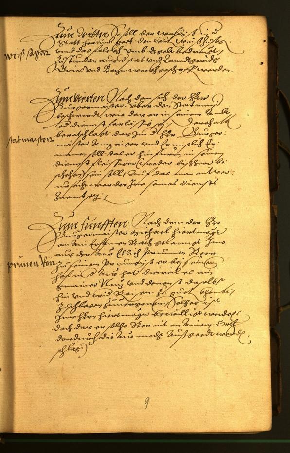 Civic Archives of Bozen-Bolzano - BOhisto Minutes of the council 1567 