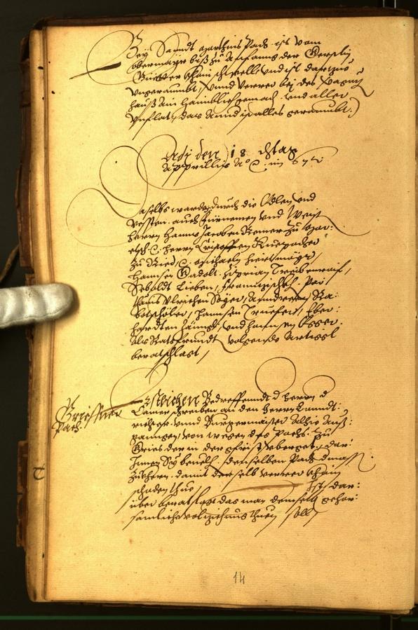 Archivio Storico della Città di Bolzano - BOhisto protocollo consiliare 1567 