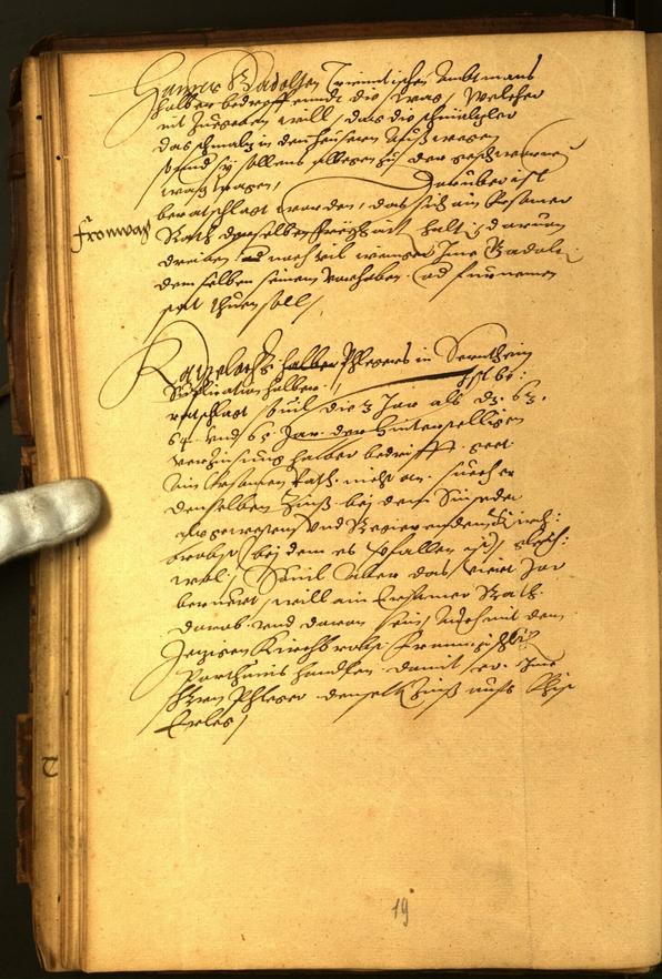 Civic Archives of Bozen-Bolzano - BOhisto Minutes of the council 1567 