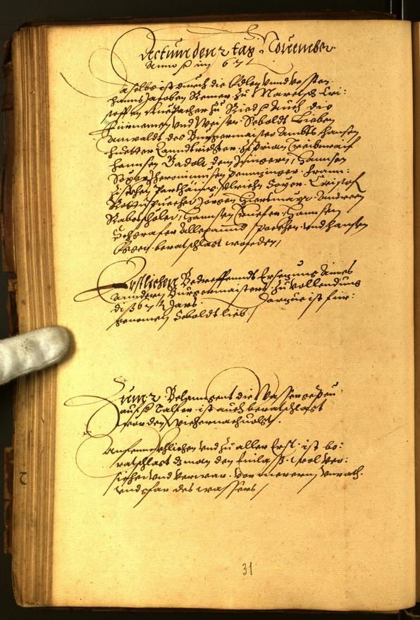 Civic Archives of Bozen-Bolzano - BOhisto Minutes of the council 1567 