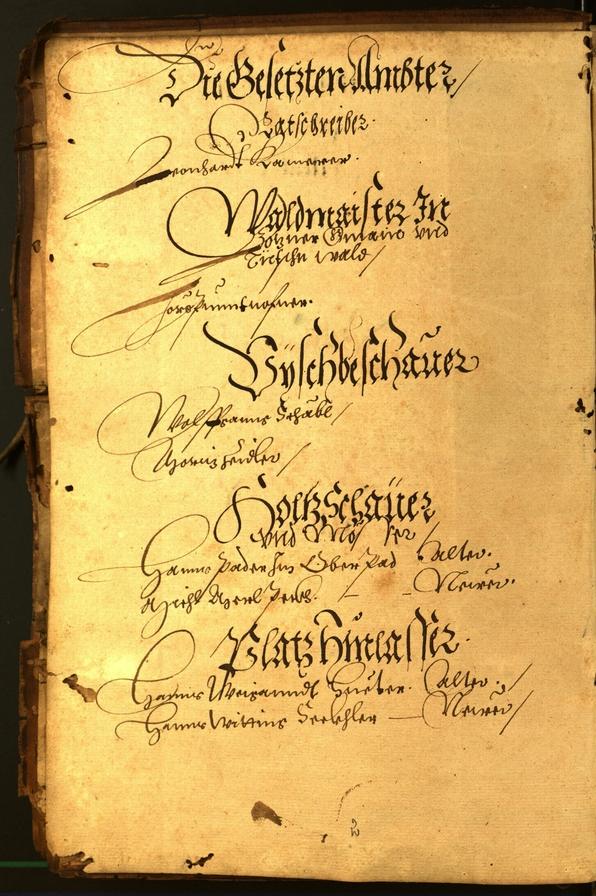 Civic Archives of Bozen-Bolzano - BOhisto Minutes of the council 1567 