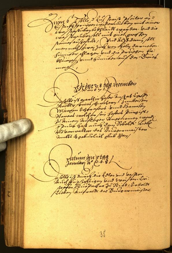 Civic Archives of Bozen-Bolzano - BOhisto Minutes of the council 1567 