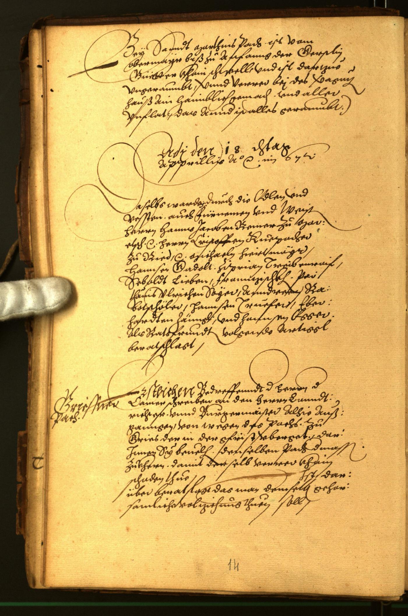 Civic Archives of Bozen-Bolzano - BOhisto Minutes of the council 1567 