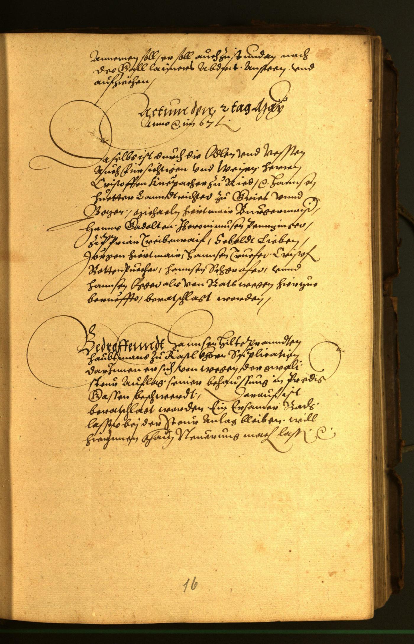 Civic Archives of Bozen-Bolzano - BOhisto Minutes of the council 1567 