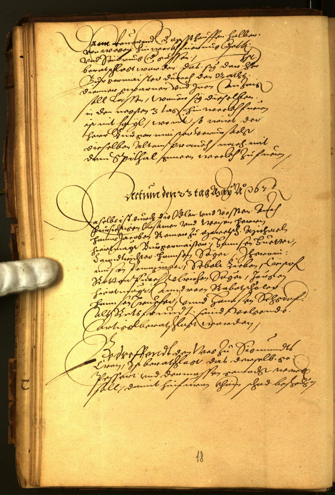 Civic Archives of Bozen-Bolzano - BOhisto Minutes of the council 1567 