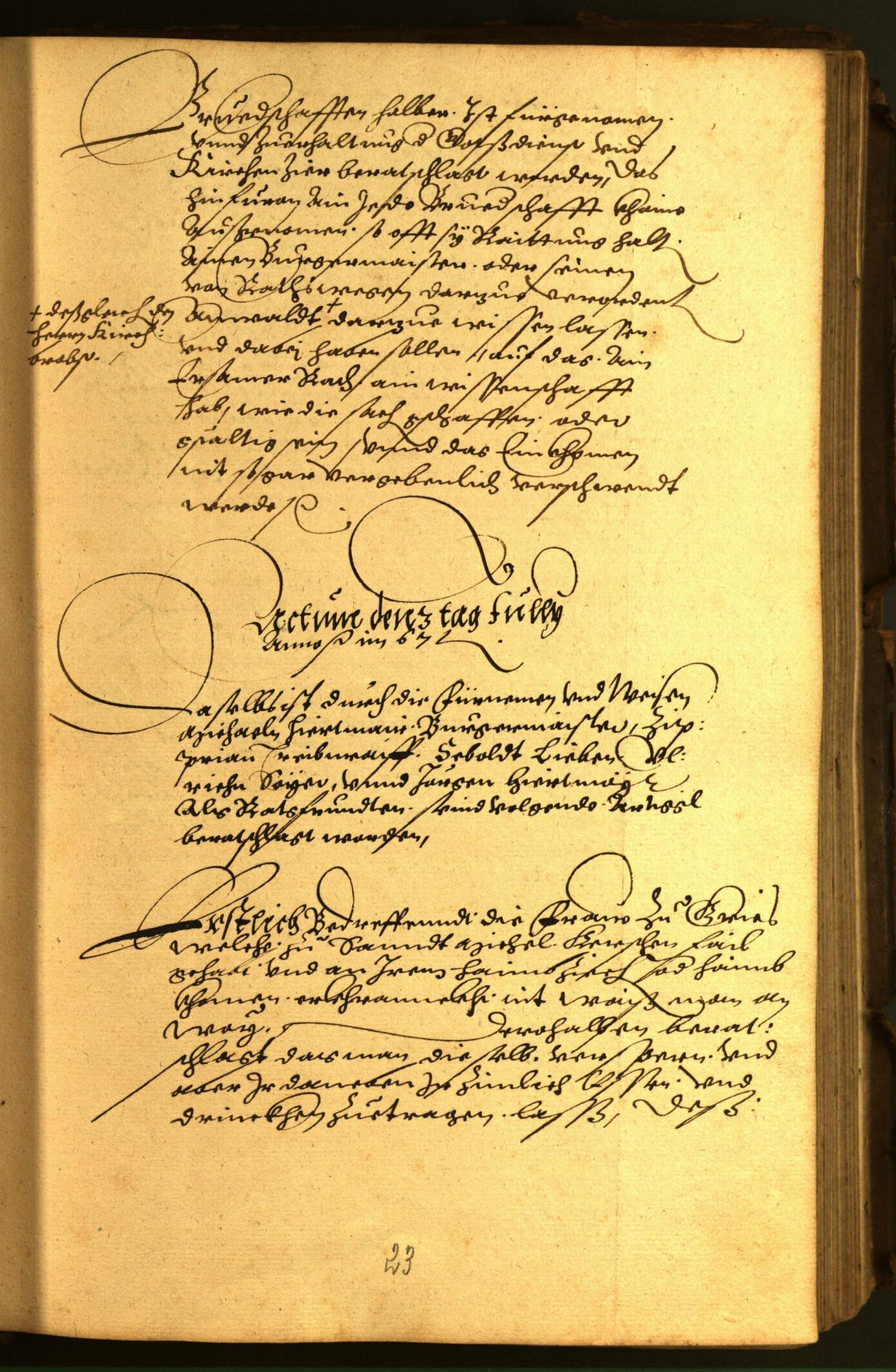 Civic Archives of Bozen-Bolzano - BOhisto Minutes of the council 1567 