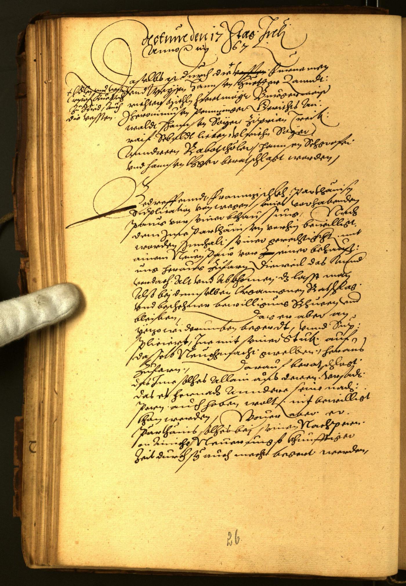 Civic Archives of Bozen-Bolzano - BOhisto Minutes of the council 1567 