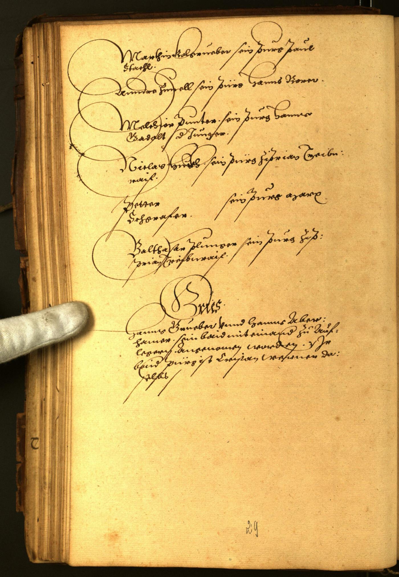 Civic Archives of Bozen-Bolzano - BOhisto Minutes of the council 1567 