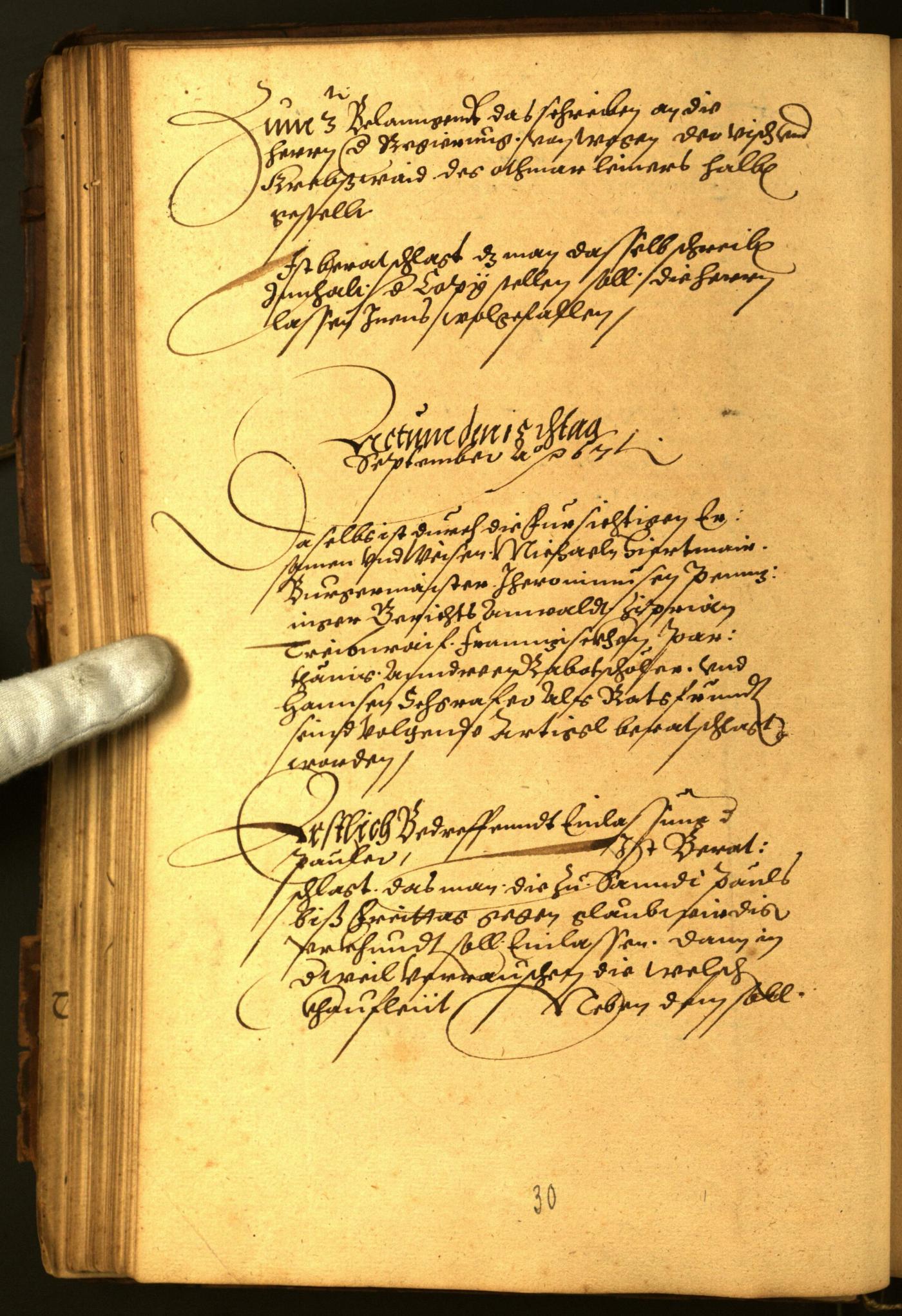 Civic Archives of Bozen-Bolzano - BOhisto Minutes of the council 1567 