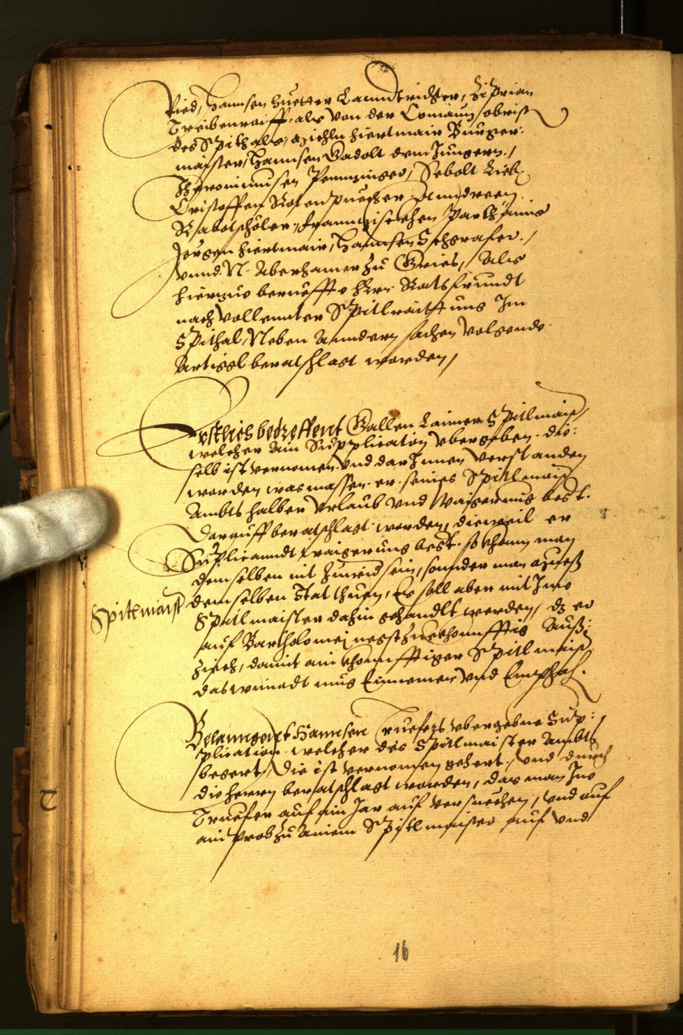 Civic Archives of Bozen-Bolzano - BOhisto Minutes of the council 1567 