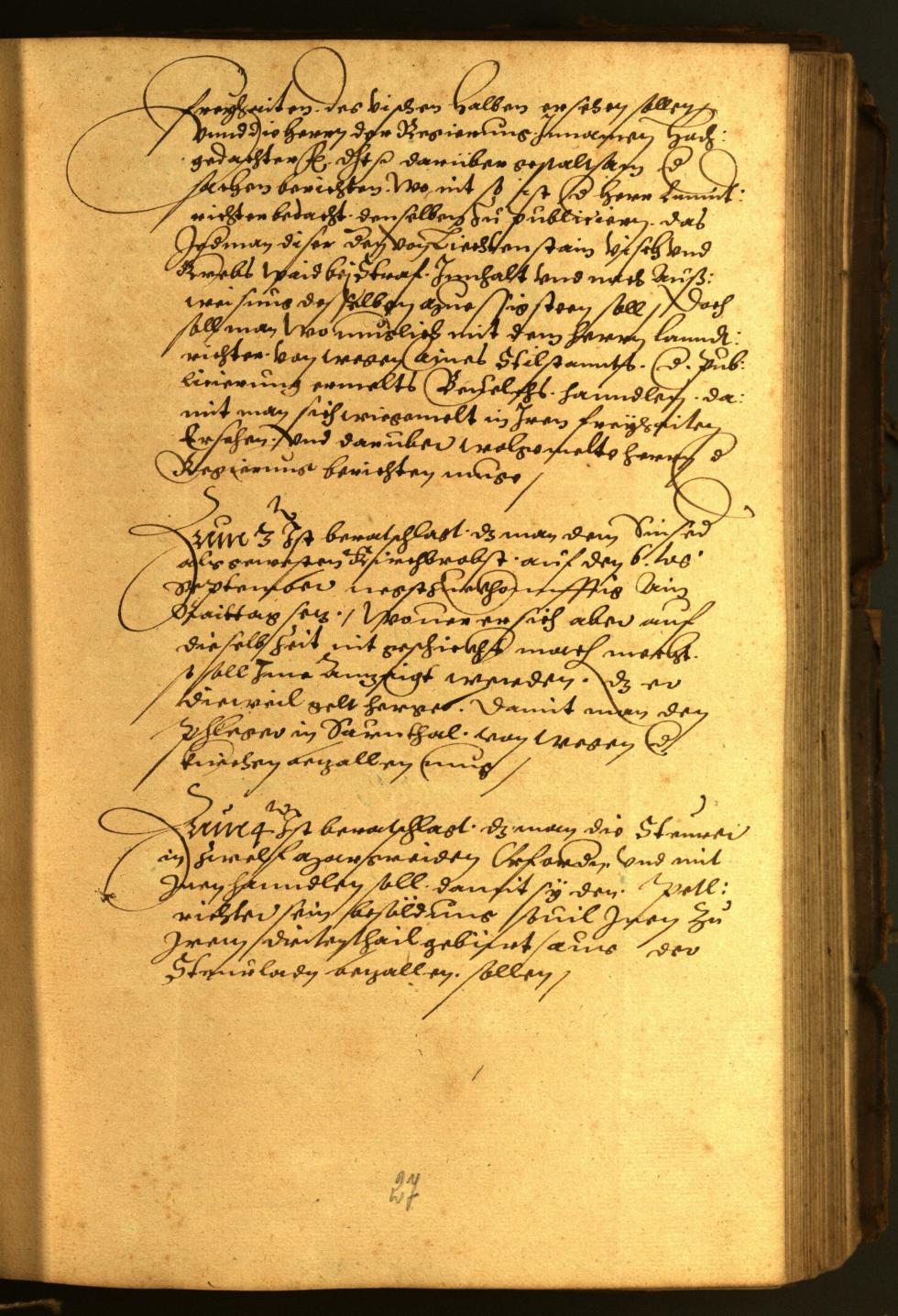 Stadtarchiv Bozen - BOhisto Ratsprotokoll 1567 