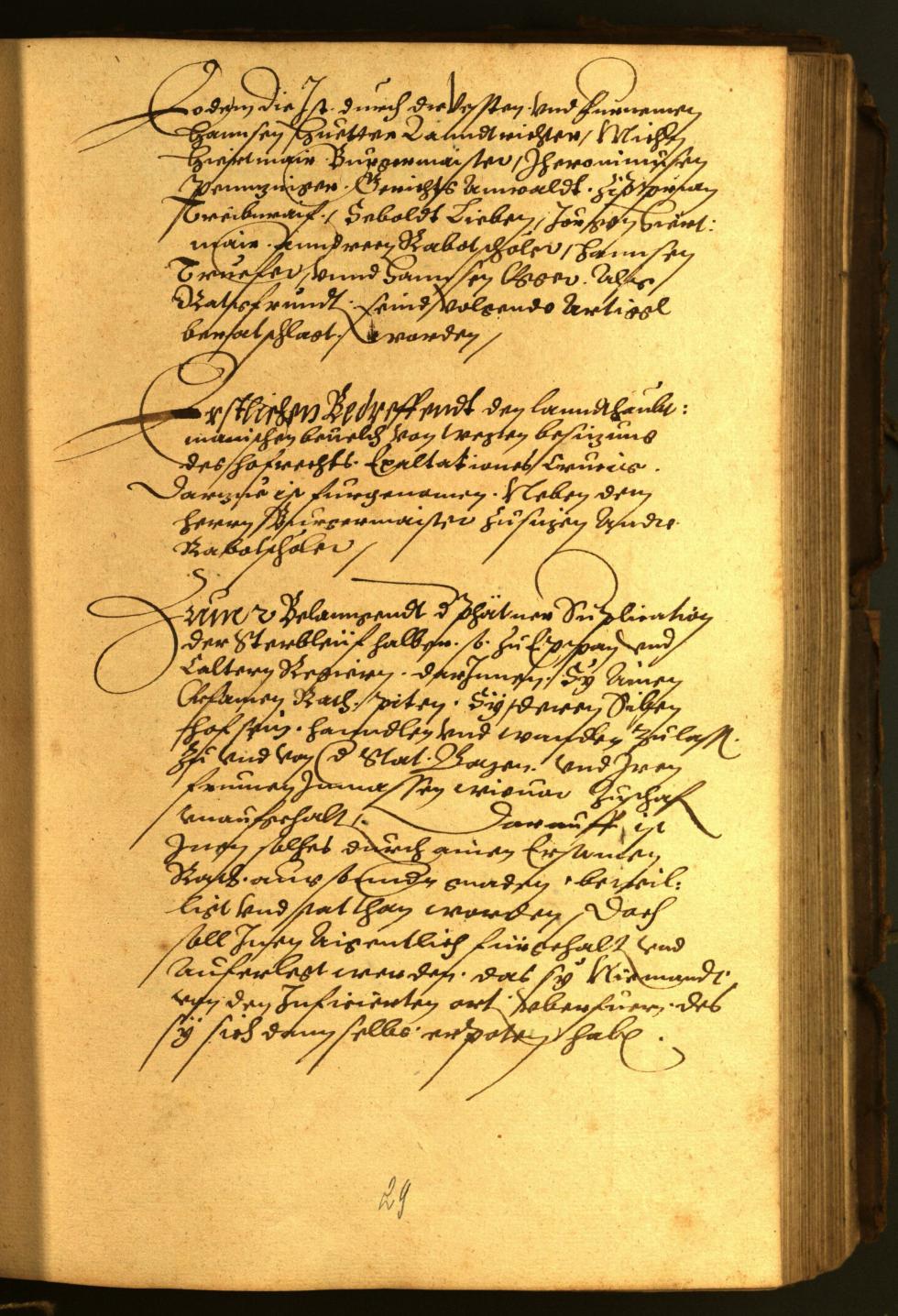 Stadtarchiv Bozen - BOhisto Ratsprotokoll 1567 