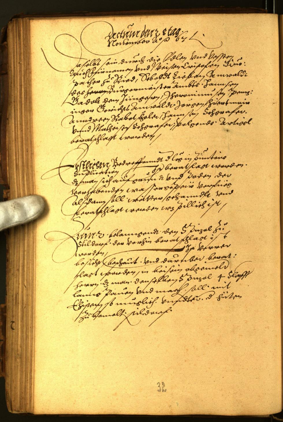 Civic Archives of Bozen-Bolzano - BOhisto Minutes of the council 1567 