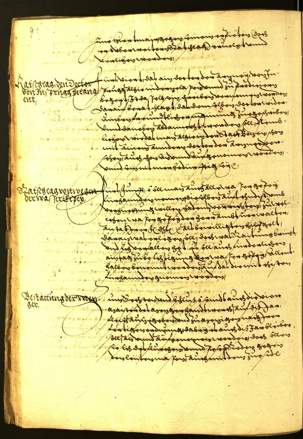 Stadtarchiv Bozen - BOhisto Ratsprotokoll 1571 