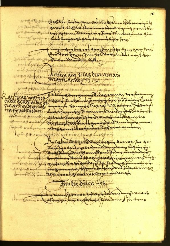 Civic Archives of Bozen-Bolzano - BOhisto Minutes of the council 1571 