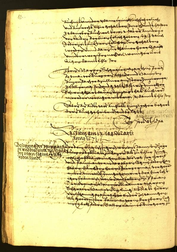 Stadtarchiv Bozen - BOhisto Ratsprotokoll 1571 