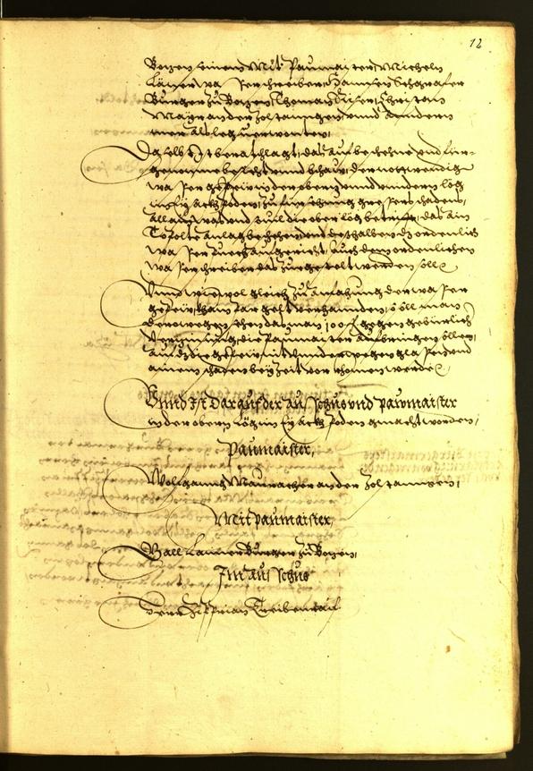 Stadtarchiv Bozen - BOhisto Ratsprotokoll 1571 