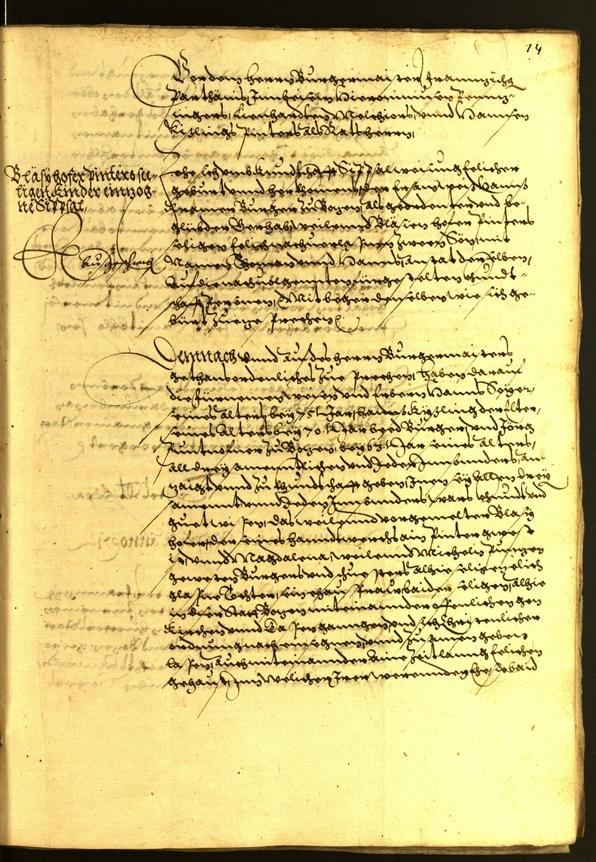 Stadtarchiv Bozen - BOhisto Ratsprotokoll 1571 