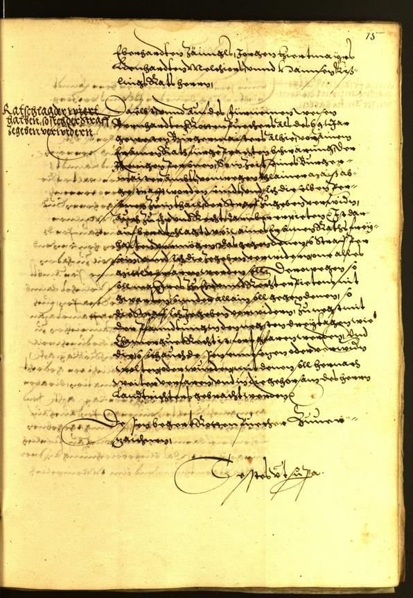 Archivio Storico della Città di Bolzano - BOhisto protocollo consiliare 1571 