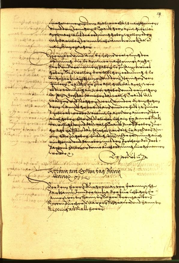 Stadtarchiv Bozen - BOhisto Ratsprotokoll 1571 