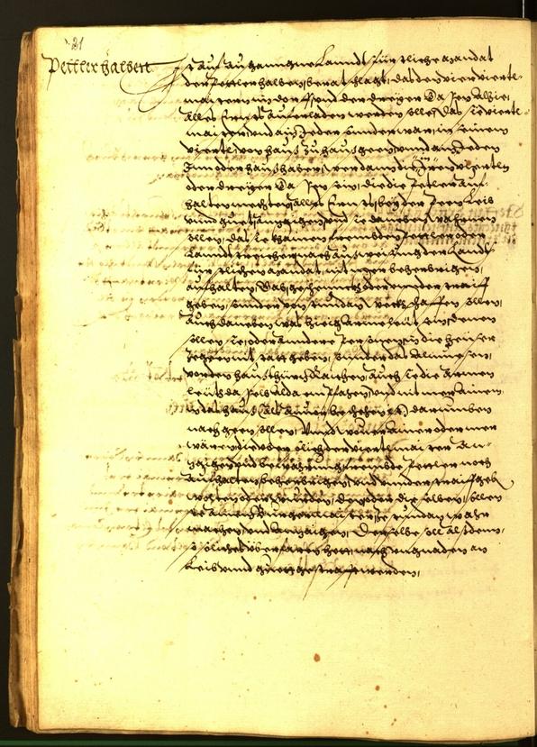 Stadtarchiv Bozen - BOhisto Ratsprotokoll 1571 