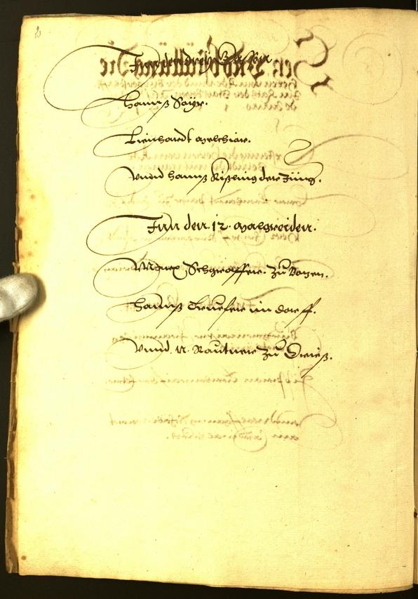 Archivio Storico della Città di Bolzano - BOhisto protocollo consiliare 1571 