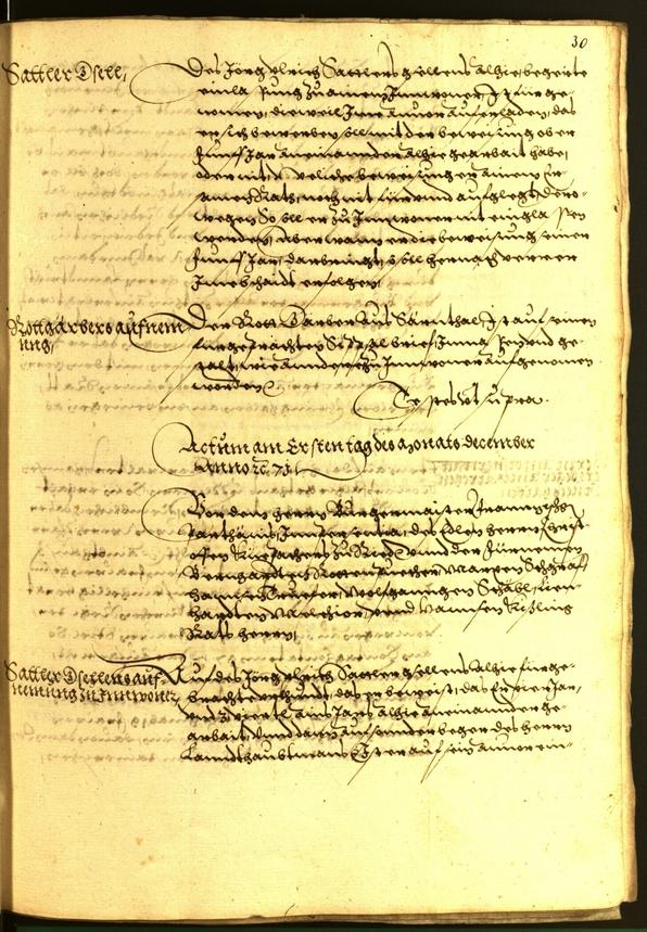 Stadtarchiv Bozen - BOhisto Ratsprotokoll 1571 