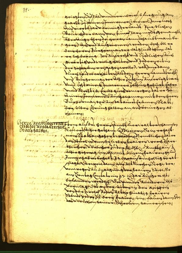 Stadtarchiv Bozen - BOhisto Ratsprotokoll 1571 