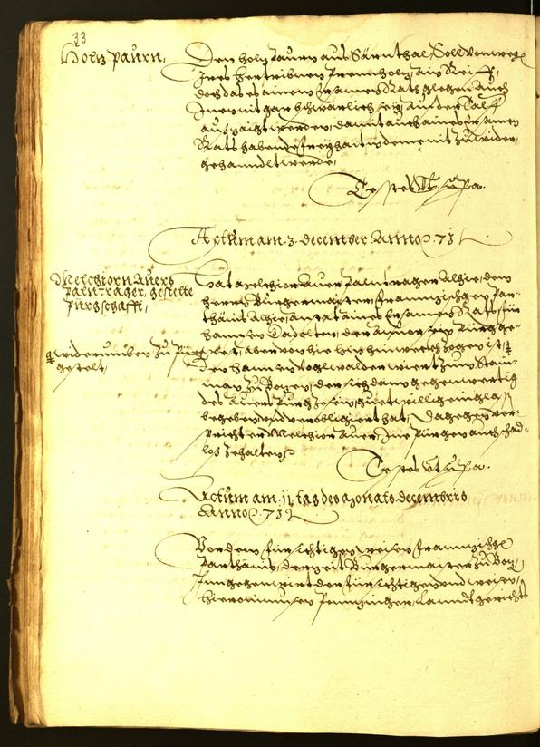 Civic Archives of Bozen-Bolzano - BOhisto Minutes of the council 1571 