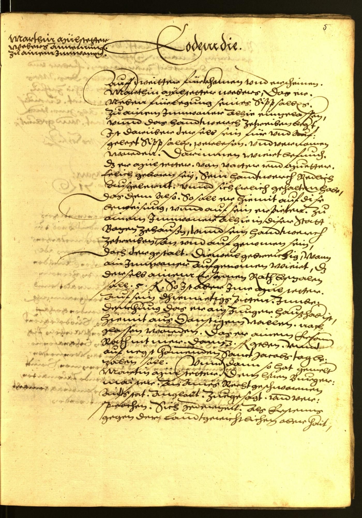 Stadtarchiv Bozen - BOhisto Ratsprotokoll 1571 