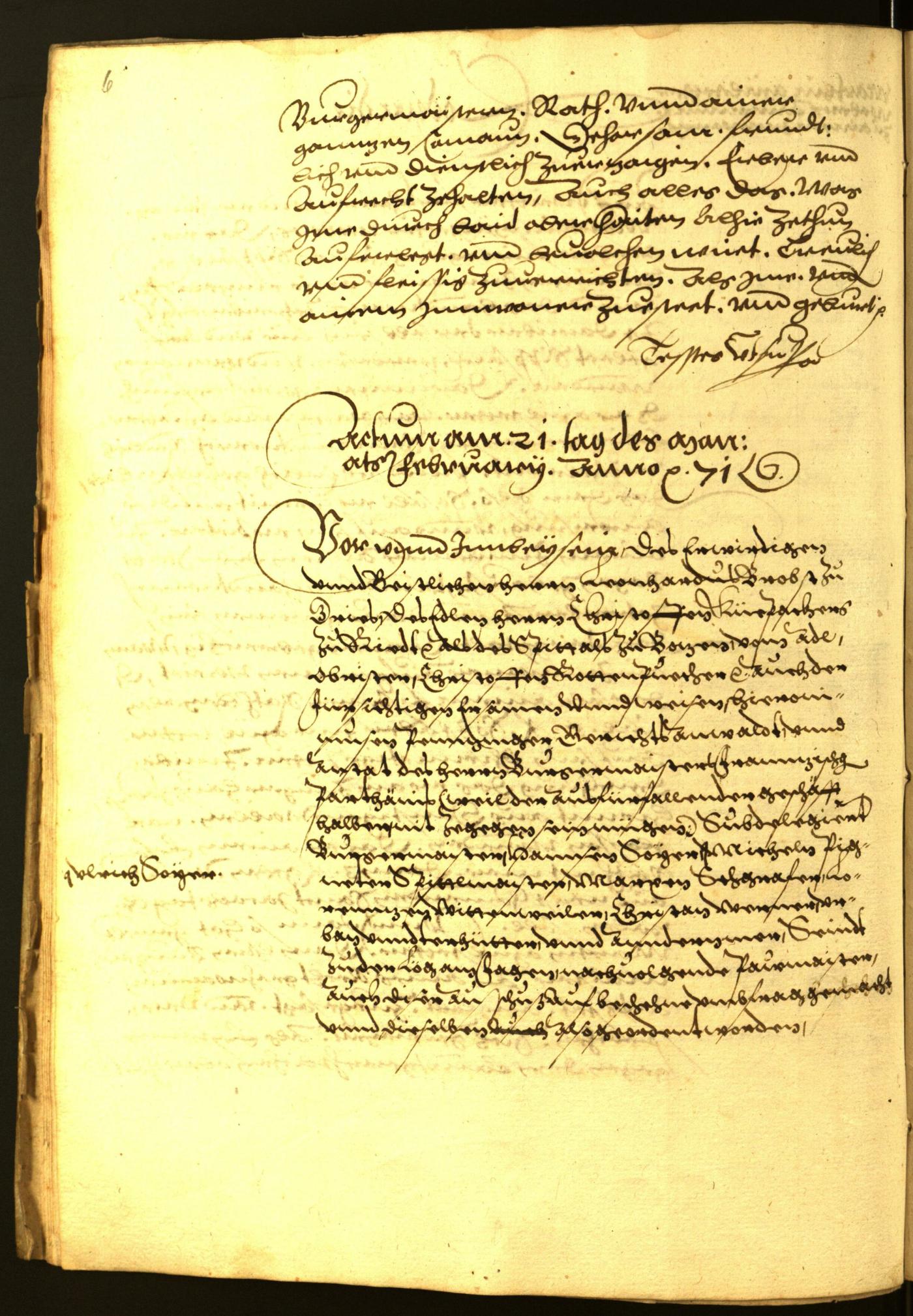 Archivio Storico della Città di Bolzano - BOhisto protocollo consiliare 1571 