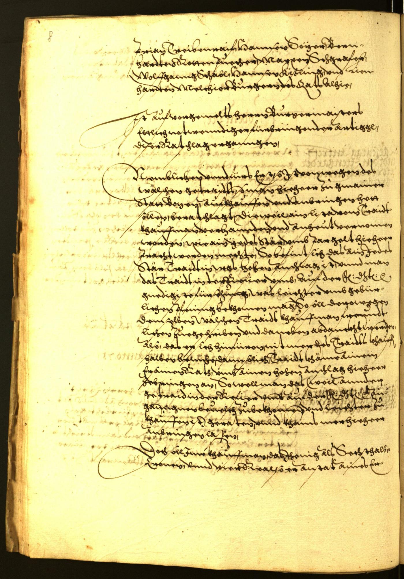 Stadtarchiv Bozen - BOhisto Ratsprotokoll 1571 