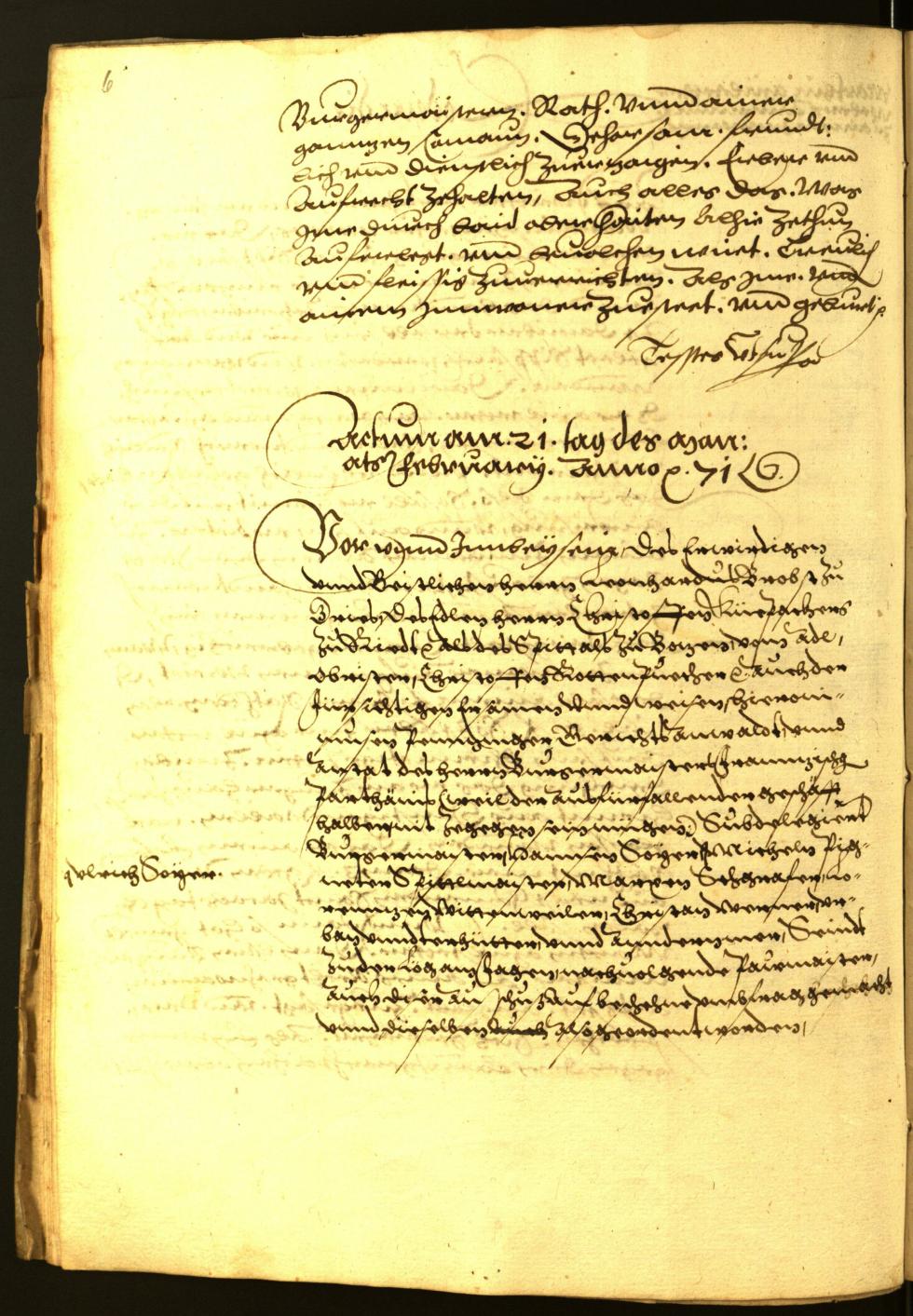 Civic Archives of Bozen-Bolzano - BOhisto Minutes of the council 1571 