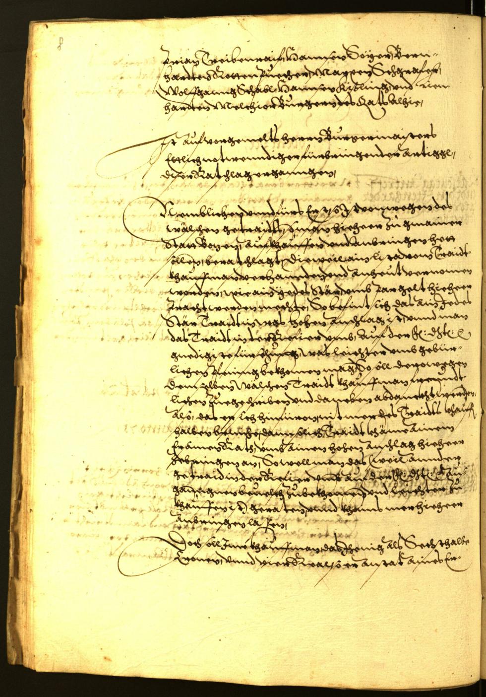 Stadtarchiv Bozen - BOhisto Ratsprotokoll 1571 