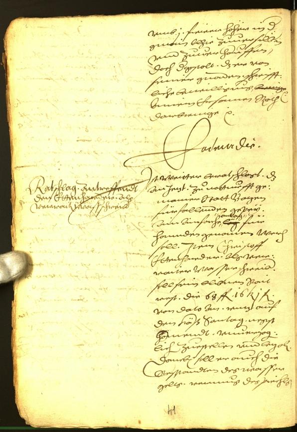 Archivio Storico della Città di Bolzano - BOhisto protocollo consiliare 1571 