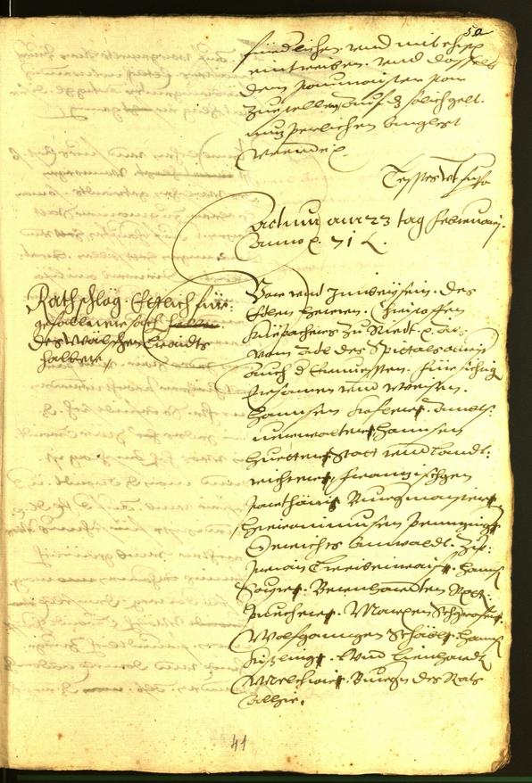 Civic Archives of Bozen-Bolzano - BOhisto Minutes of the council 1571 