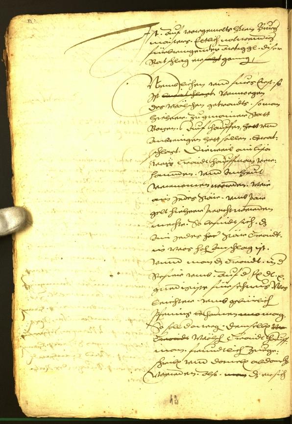 Stadtarchiv Bozen - BOhisto Ratsprotokoll 1571 