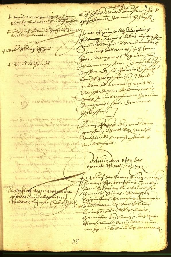 Civic Archives of Bozen-Bolzano - BOhisto Minutes of the council 1571 