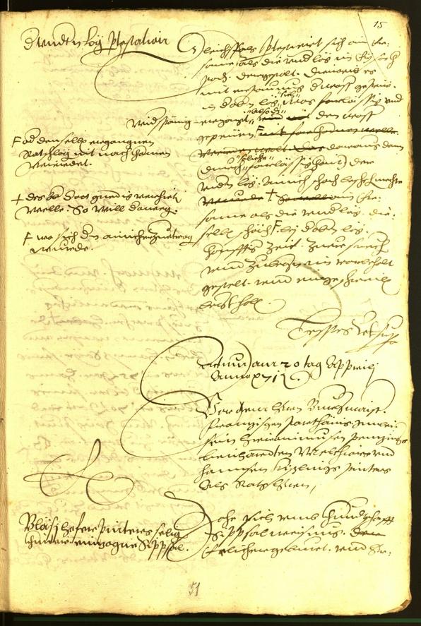 Civic Archives of Bozen-Bolzano - BOhisto Minutes of the council 1571 