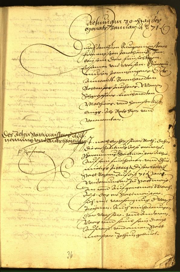 Stadtarchiv Bozen - BOhisto Ratsprotokoll 1571 