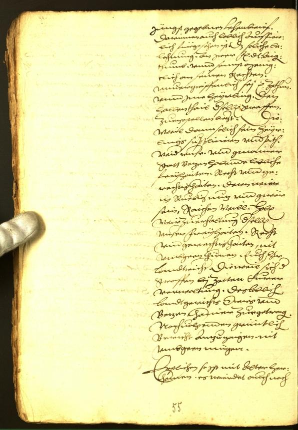 Stadtarchiv Bozen - BOhisto Ratsprotokoll 1571 