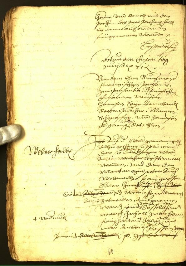 Civic Archives of Bozen-Bolzano - BOhisto Minutes of the council 1571 