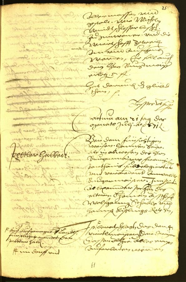 Civic Archives of Bozen-Bolzano - BOhisto Minutes of the council 1571 